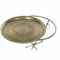 Miniatyrbillede 2 af 4: sidebord i gylden messing (47,5 x 47,5 x 64,5 cm)