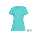 Pikkukuva 1 / 4: Naisten T-paita - Under Armour - 1289650 - Vihreä - Lyhyet hihat - Polyesteri Grön XS