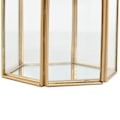 Miniatyrbillede 3 af 3: Oreaufuget i metal i guld og spejl 9x8x9.5cm gyllene