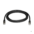 Pikkukuva 1 / 4: STARTECH Cat6a STP koukuton suojattu verkkokaapeli - 2m musta - Anti-Snag RJ45 Ethernet-johto - Patch-kaapeli