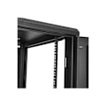 Pikkukuva 2 / 4: StarTech.com 24U palvelinteline Palvelinkaappi, syvyys 31" Verkkokotelo 24U patch bay 24U teline 31"