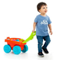 Miniatyrbild 2 av 4: Molto vagn med 20 block - MOLTO - Röd - Blandad - Baby - 12 månader - Inomhus Orange