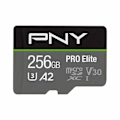 Pikkukuva 1 / 3: PNY PRO Elite 256 Gt flash-muistikortti - A2 / Video Class V30 / UHS-I U3 / Class10 - microSDXC UHS-I