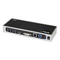 Pikkukuva 1 / 3: USB 3.0 - Tukiasema - StarTech.com - DK30ADD - Kaksoisnäyttö - HDMI, DVI, VGA - Kompakti