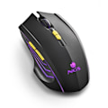 Miniatyrbillede 2 af 4: NGS GMX-200: Trådløs gamingmus med LED-lys. Genopladeligt batteri. 6 knapper. 800-1200-2400-3200 DPI. Ergonomisk. Plug.