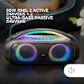 Miniatyrbild 2 av 4: Bluetooth-högtalare - Mars Gaming - MS-PULSE - 50W RMS - Ultra-Bass - Handsfree Svart