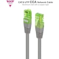Miniatyrbillede 2 af 2: RJ45 CAT.6 UTP AWG26 CCA netværkskabel - Nanokabel - 30m - Grå