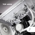 Miniatyrbillede 2 af 3: PC Heatsink - MARS GAMING - MCPU220 - Væskekøling - 450W TDP - 120mm blæser sort