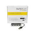 Pikkukuva 1 / 5: USB 2.0 - STARTECH.COM - ST4200MINI2 - 4 porttia - Sisäänrakennettu kaapeli - Kompakti ja kevyt