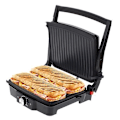 Miniatyrbillede 2 af 4: Grill elektrisk Camry CR 3053 - Sort - Non-stick stegeplader - Temperaturkontrol SORT