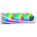 Miniatyrbillede 1 af 3: Mars Gaming ML-One RGB AIO-vandkølingssæt - 360 mm (hvid)