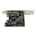 Pikkukuva 1 / 3: PCIe-kortti kahdella USB 3.0 -portilla - STARTECH - PEXUSB3S23 - SATA-virtalähde - Etron EJ168A -piirisarja