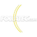 Miniatyrbillede 1 af 4: PIN Striping Racing - NEON - Gul - 14 segmenter - 7 mm x 41 cm - Nemme at anvende