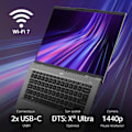 Miniatyrbillede 5 af 6: PC Bærbar ACER Swift SFG14-01-X817 -COPILOT+PC -Win 11 -14,5'' WUXGA -Qualcomm Snapdragon X Plus X1P-42-100 8C -RAM 16Go-512Go SSD