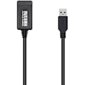 Pikkukuva 1 / 2: AISENS A105-0525 USB 3.0 -jatkokaapeli vahvistimella, tyyppi A/M-A/H, musta 5,0 m