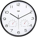 Miniatyrbillede 1 af 2: Vægur - TREVI - Om 3510 T - Termometer og hygrometer - Diameter 30 cm Svart