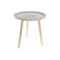 Miniatyrbillede 1 af 3: Sidebord Thyann Natural Black MDF Colonial (40 x 40 x 41 cm)