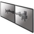Miniatyrbillede 1 af 2: Understøttelsesvæg til 2 LCD-skærme - NEWSTAR - FPMA-W960D - Sort - 10"-27" - Tiltbar