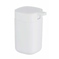 Pikkukuva 1 / 3: WENKO Davos design nestesaippua-annostelija, tilavuus 350 ml, BPA-vapaa muovi, 9,8x13x7,8 cm, matta valkoinen