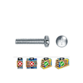 Miniatyrbild 1 av 2: GENERISK - Metrisk skruv Philips Din 7985 5x10 Zink. Box 500 Uni. Celo