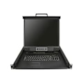 Miniatyrbild 3 av 4: Konsol KVM 16 portar - StarTech.com - 19 tum - Rackmontering - Upplösning 1280x1024 - Svart