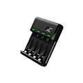 Miniatyrbillede 1 af 4: Lader - Green Cell - GC VitalCharger - Ni-MH - Micro USB og USB-C porte - 4 Kanaler
