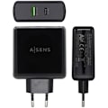 Miniatyrbillede 2 af 2: AISENS CARGADOR Para Smartphone 48W 1X USB-C PD3.0 30W, 1X USB-A QC3.0 18W