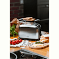 Miniatyrbillede 3 af 6: Brødrister 2 Skiver, 2 Slots, 3 Funktioner, 7 Ristningsniveauer, Rustfrit Stål Adler AD3222 1000W Sølv 02178