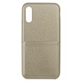 Miniatyrbillede 2 af 3: Telefonbeskyttelse - Dots - Iphone X/Xs - Blød - TPU - Syntetisk Læder Rosa