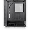 Miniatyrbillede 3 af 6: Mid Tower PC-taske uden strømforsyning - THERMALTAKE View 200 TG ARGB (Sort) - ATX/Micro ATX - 3x120mm A-RGB - USB 3.0/2.0 - Hærdet glas
