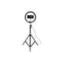 Miniatyrbillede 3 af 4: FOTO STUDIO MAX LED RING MED KSIX STATIV Svart