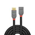 Miniatyrbillede 2 af 2: Rallonge DisplayPort - LINDY - 36497 - 2m - Triple skærmning - Zinkbelagt kobber Grå