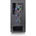 Pikkukuva 5 / 6: Mid Tower PC-kotelo ilman virtalähdettä - THERMALTAKE View 200 TG ARGB (musta) - ATX/Micro ATX - 3x120mm A-RGB - USB 3.0/2.0 - Karkaistu lasi