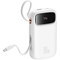 Pikkukuva 1 / 2: Powerbank - BASEUS - QPow 2 - 20000mAh - 30W - 2xUSB-C - Valkoinen Vit