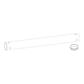 Miniatyrbillede 3 af 3: Støttevæg - B-Tech - BT7850-100/B - Pole 50mm - Sort - Metal