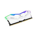 Miniatyrbillede 2 af 6: Team Group Delta White RGB DDR5 6000MHz 32GB 2x16GB CL30 Dual AMD EXPO og Intel XMP Hvid