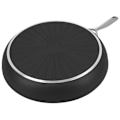 Miniatyrbillede 4 af 4: DEMEYERE - Alu Pro 5 - Non-stick Stegepande, 32 cm, Aluminium, Sort Sølv