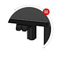 Miniatyrbillede 3 af 4: Bureau Assis Debout HUZARO HERO 7.9 Sort, Elektrisk Skrivebord, Ergonomisk, PC Gaming, IT, 2xKroge, Gaming Skrivebord svart