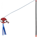 Miniatyrbild 1 av 4: Baguette för katt - För Fan Husdjur - Spiderman - Mjuk tyg - 55x6.5x3 cm - Interaktiv leksak