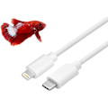Pikkukuva 2 / 2: USB C - Lightning -kaapeli 1M - COOLBOX - Lataus ja tiedonsiirto - Yhteensopiva iPhone iPad iPod