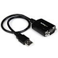 Pikkukuva 1 / 3: Kaapeliadapteri - StarTech - USB USB:stä DB9 RS232:een - 30 cm - COM-portin muistaminen - Musta