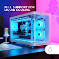 Miniatyrbild 4 av 4: Mars Gaming MC-FUSIONM Spelchassi Micro-ATX Vitt