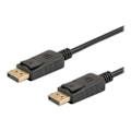 Miniatyrbillede 2 af 4: Savio CL-137 DisplayPort-kabel 3 m Sort