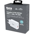 Miniatyrbild 2 av 2: TM Electron Dual USB A + C PD Laddare 20 W TME