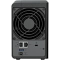 Miniatyrbild 3 av 6: NAS-server - SYNOLOGY - DS224+ - 2 fack