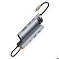 Pikkukuva 3 / 5: HUB USB 7-in-1 - Baseus - Type-C 2x USB 3.0:een - HDMI 4K 30Hz - PD 100W - RJ45 1Gbps