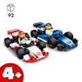Miniatyrbillede 2 af 6: LEGO City 60464 Williams Racing og Haas F1 F1 racerbiler - Legetøj fra 4 år og opefter Flerfärgad