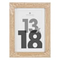 Miniatyrbillede 2 af 5: Fotoramme - ATMOSPHERA - Eva - MDF træ og glas - 13x18 cm - Beige Beige