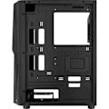 Pikkukuva 2 / 4: aerocool atx mid tower -kotelo aerocool mecha-g v1 rgb lasipaneelilla (musta)