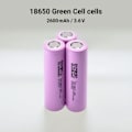 Miniatyrbillede 3 af 4: Piles Greencell - 20GC18650NMC26 - Green Cell husholdningsbatteri genopladeligt batteri 18650 lithium-ion (Li-Ion) ()